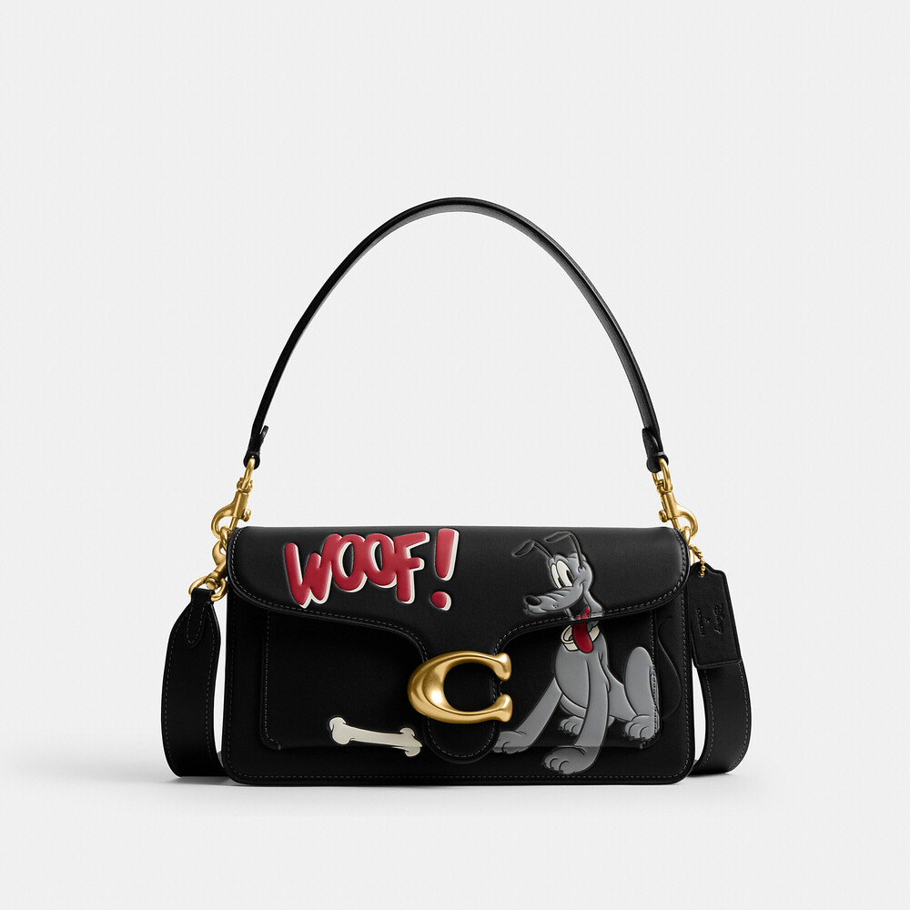 Disney X Coach Tabby Shoulder Bag 26 With Pluto - Picture 2 of 5